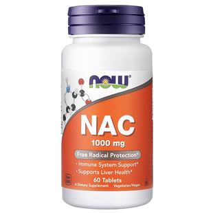 now foods诺奥美国进口N-乙酰半胱氨酸NAC补充剂硒片平衡甲状桥本