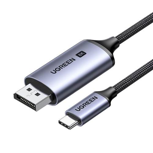 绿联typec转dp1.4转接1.2连接8K转换4K240/144Hz接头displayport雷电4/3笔记本电脑usbc外接显示器接口投屏线