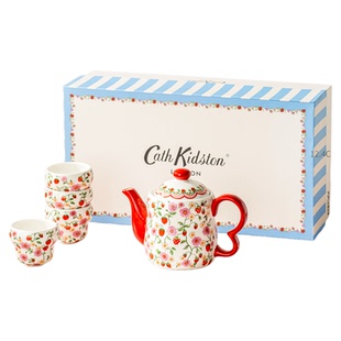 英国Cath kidston茶壶咖啡杯子家用高颜值茶具套装乔迁礼物送礼盒