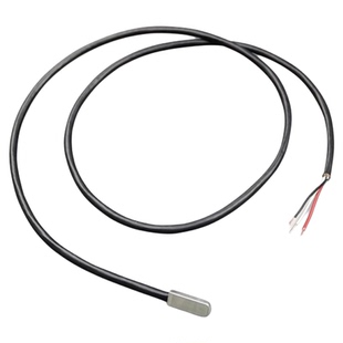 粘贴式DS18B20高温微型表面温度传感器防水硅胶屏蔽线贴片式探头