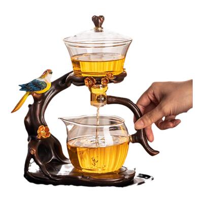 匠序玻璃自动茶具套装
