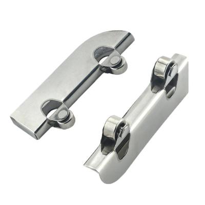 5mm玻璃展示柜移门不锈钢滑轮轨