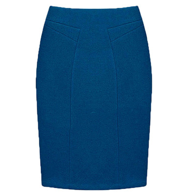 羊毛呢秋冬新款中长女包半身裙子