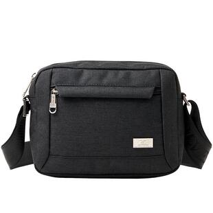 男士单肩包七匹狼新款休闲横款斜挎小包包韩版潮青年牛津布手机包