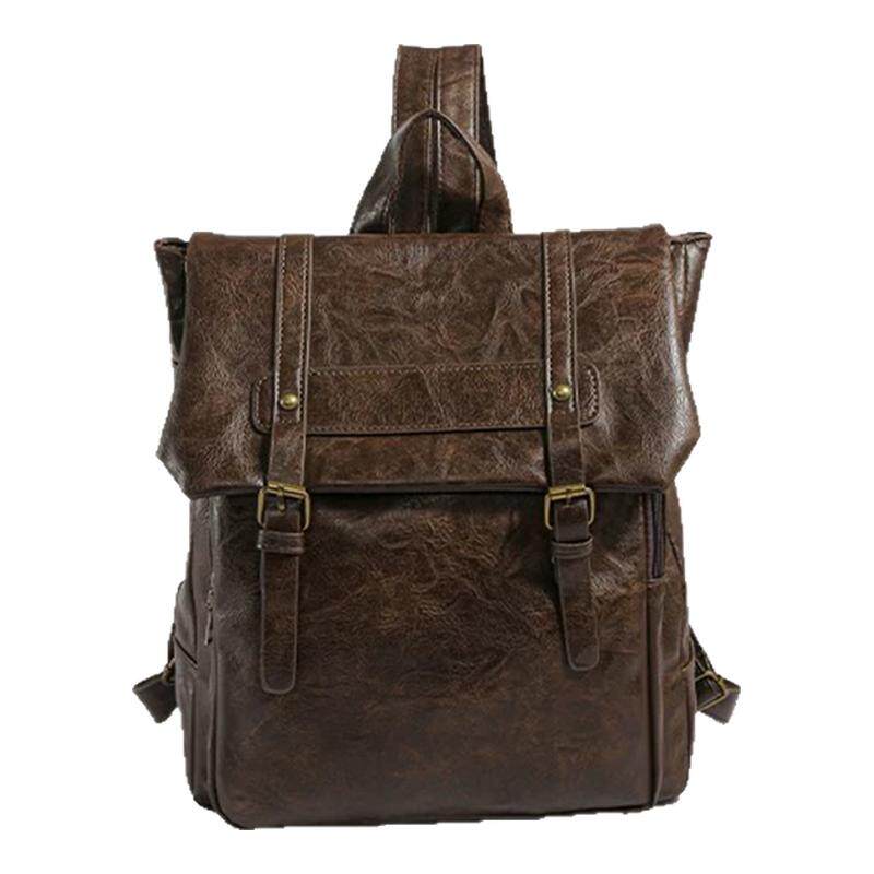复古双肩包女2025新款大容量学院风背包通勤书包大学生书差包
