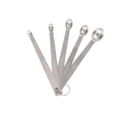 不锈钢迷你量匙1.5ml五件套调味