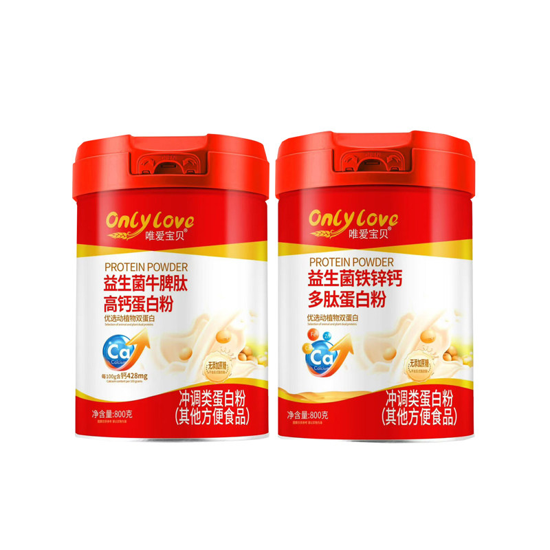 益生菌高钙铁锌钙中老年蛋白粉