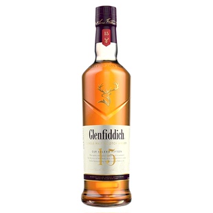 Glenfiddich/格兰菲迪15年1000mL 苏格兰单一麦芽威士忌进口洋酒