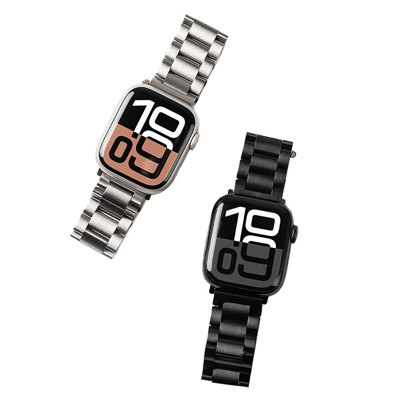 匠戴适用iWatch三珠钢带