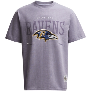 【NFL联名】SEASON HIGH2025年秋巴尔的摩乌鸦队短袖男款T恤男装