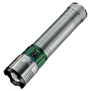 手电超强光激光炮长续航大容量户外探照灯大功率夜钓手电筒可充电