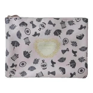 珍藏 laduree拉杜丽印花收纳袋化妆包便携大容量小碎花内胆包防水