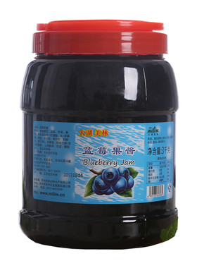 太湖美林蓝莓果酱烘焙夹面包奶茶店专用桑葚桑椹果粒酱乌梅颗粒酱