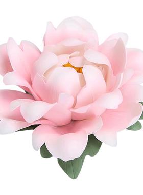 牡丹花中式风茶道陶瓷香盘摆件