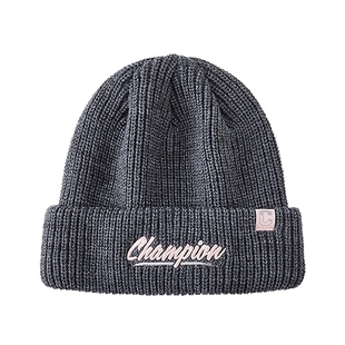 王琳凯同款Champion冠军针织帽2025新年女红色男毛线帽子冷帽潮
