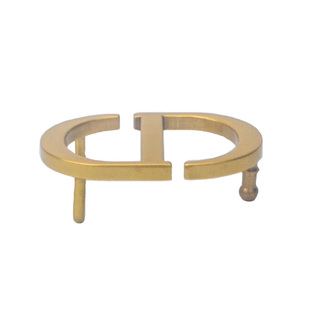 皮带扣女2.0cm纯铜腰带扣头CD字母裙带扣头DIY裤带扣古金简约百搭