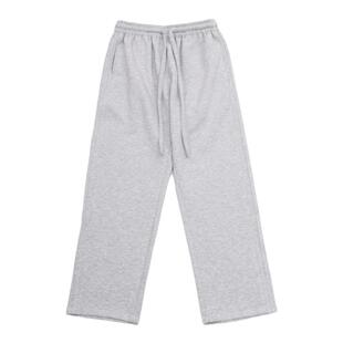 NO BURGER 美式垂感卫裤宽松大码松紧腰休闲裤牛奶丝直筒长裤男