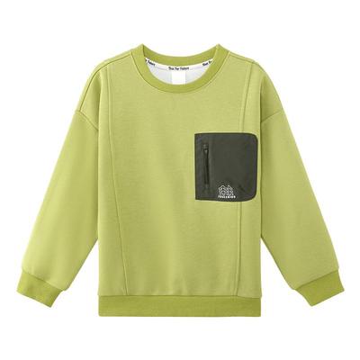 左西童装男童山系口袋印花卫衣