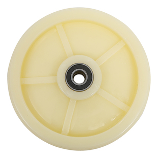 6寸重型尼龙单轮4寸5寸8寸平板手推车轮子平板轱辘万向轮静音单轮