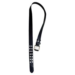 yucoogu®鞣制洗水牛皮双针牛仔腰带 阿美咔叽软面 青铜皮带宽4cm