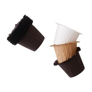 耐高温纸杯蛋糕马芬杯子礼帽口方形纸杯装烘焙家用纯色纸杯蛋糕用