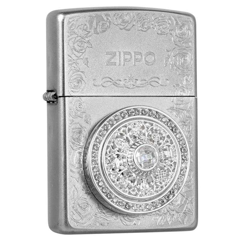 ZIPPO爱情系列热恋心动玫瑰罗盘