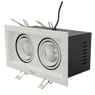 雷士照明led单双头方形格栅灯