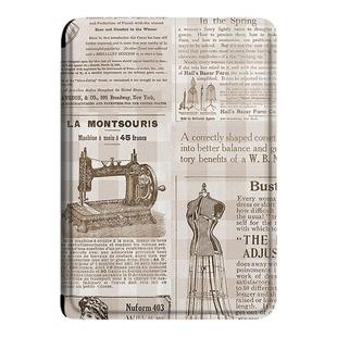 适用乐天KOBO复古报纸kindle电子书paperwhite手持958保护套KPW4英文5简约6新款scribe阅读器oasis2/3壳K11潮