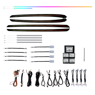 适用于奔驰S级氛围灯S500W222汽车内饰装饰灯改装动态幻彩流光LED