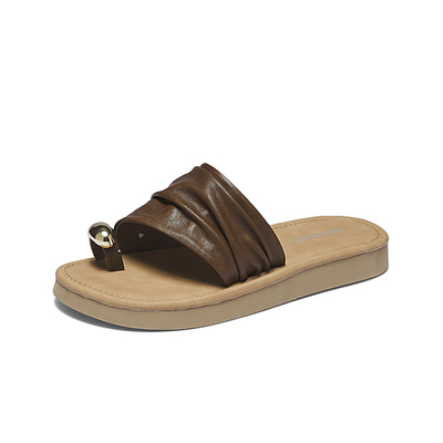 达芙妮套趾平底拖鞋女