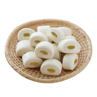 湖北荆州特产美食 过早奶香夹心小馒头豆沙馅半成品即食早餐手工