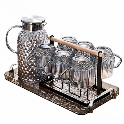 玻璃杯套装家用高颜值待客水杯