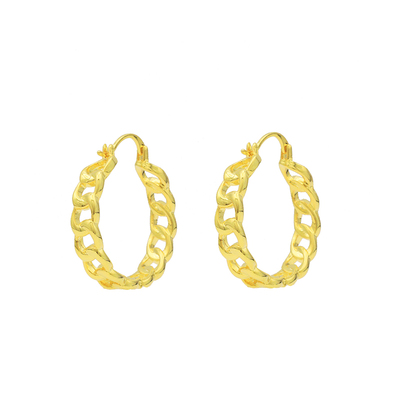 「命定之轮」金属麻花大耳圈耳环耳钉蚊香盘耳夹无耳洞耳环女耳饰