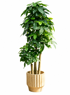 发财树仿真绿植装饰花假树盆栽