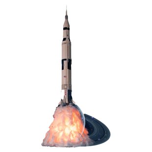 LYB乐一百适用乐高21309土星五号火箭积木模型DIY仿真火箭配件包