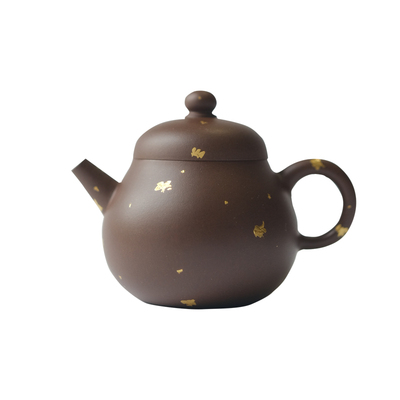 原矿老紫泥洒金明珠紫砂壶