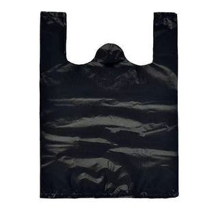 背心式黑色清洁袋家用厨房手提式黑色袋大中小号纸篓塑料袋方便袋