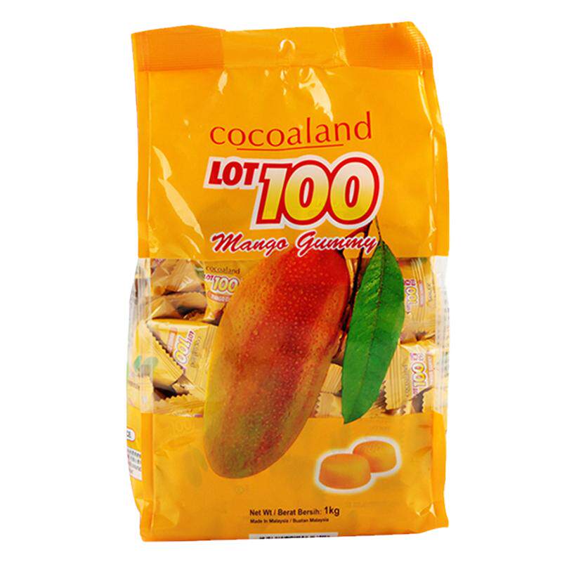 进口一百份芒果汁软糖lot100网红散装婚庆喜糖什锦QQ糖果零食年货