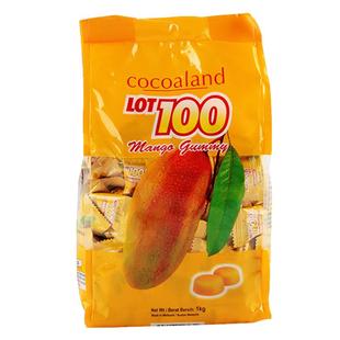 进口一百份芒果汁软糖lot100网红散装婚庆喜糖什锦QQ糖果零食年货