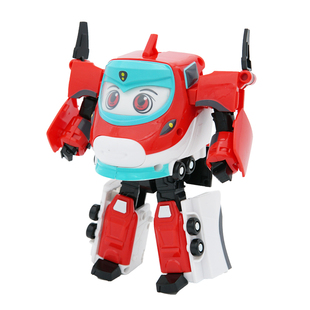 灵动创想列车超人变形机器人玩具御天青龙天焰男孩儿童火车金刚