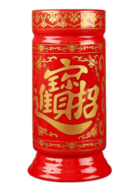 香筒放香桶家用存香罐陶瓷满堂香