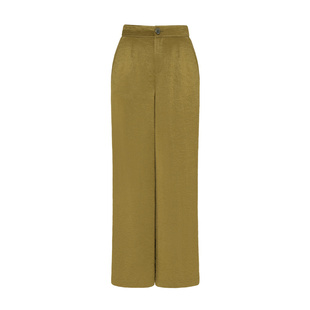 莱芙艾迪儿时髦精致新款凉感醋纤宽松垂顺高腰休闲裤女高级光泽裤