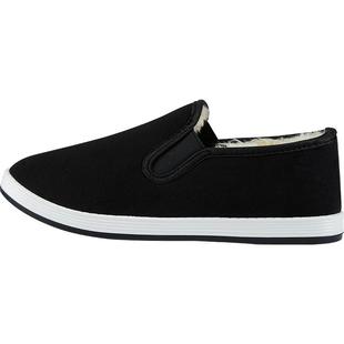 回力老北京棉鞋男款冬季加绒加厚保暖爸爸布鞋千层底一脚蹬老人鞋