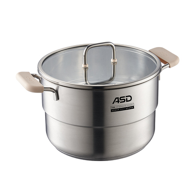 爱仕达316L不锈钢家用汤蒸锅