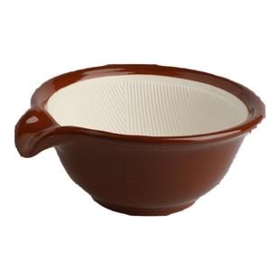 舍里陶瓷研磨碗宝宝辅食餐具碾磨器婴儿果蔬米糊食物研磨器打磨碗