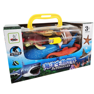 儿童仿真农场小动物海洋世界恐龙昆虫模型玩具套装宝宝认知男孩女