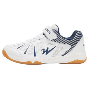 双星男童羽毛球鞋春季网面透气耐磨牛筋底小学生儿童训练鞋运动鞋