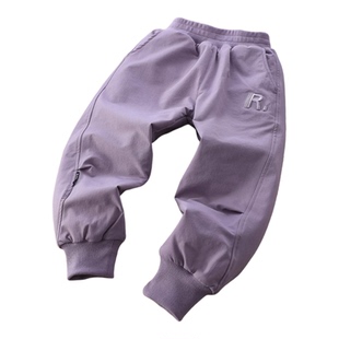 男童冬季加厚防水棉裤一条过冬儿童外穿2025新款男孩三层夹棉裤子