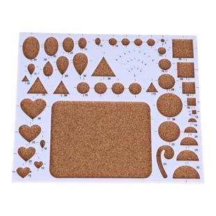 衍纸模板衍纸画手工制作材料配件衍纸尺专业工具模型配珠针