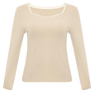 爱美丽秋冬季美肤空气暖II代朋克兰中厚赫本领长袖保暖打底秋衣女